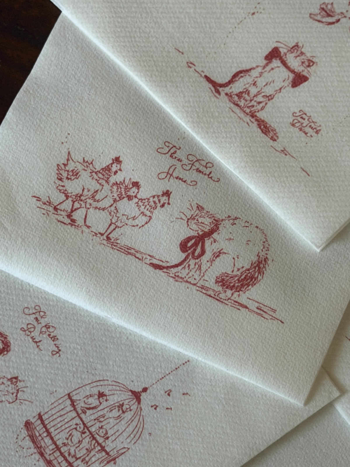 Kiko 12 Days of Christmas Paper Cocktail Napkin