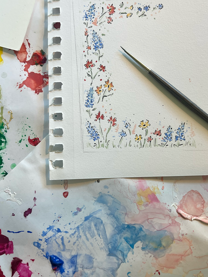 Texas Wildflowers Stationery Set