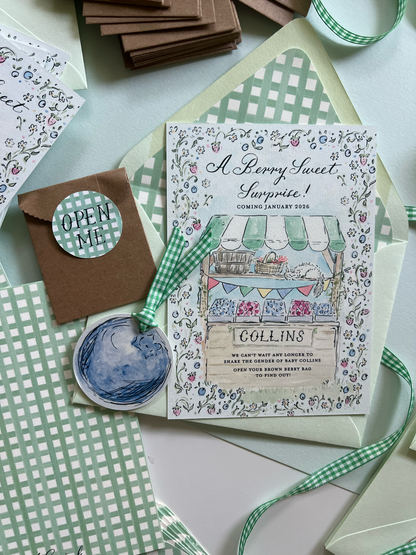 Berry Farm Gender Reveal (Set of 5)