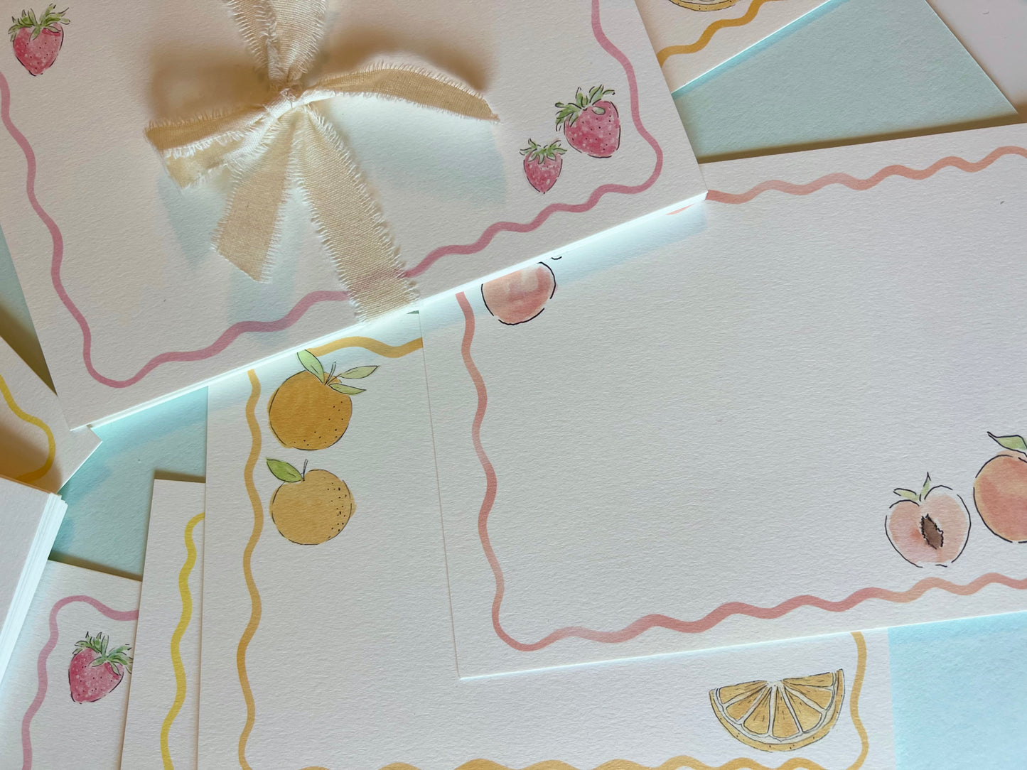 Peachy Stationery Set