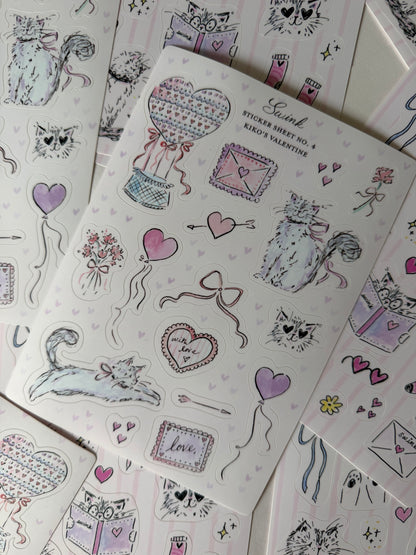Sticker Sheet No. 4 - Kiko Love