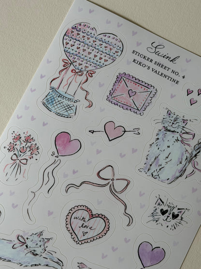 Sticker Sheet No. 4 - Kiko Love