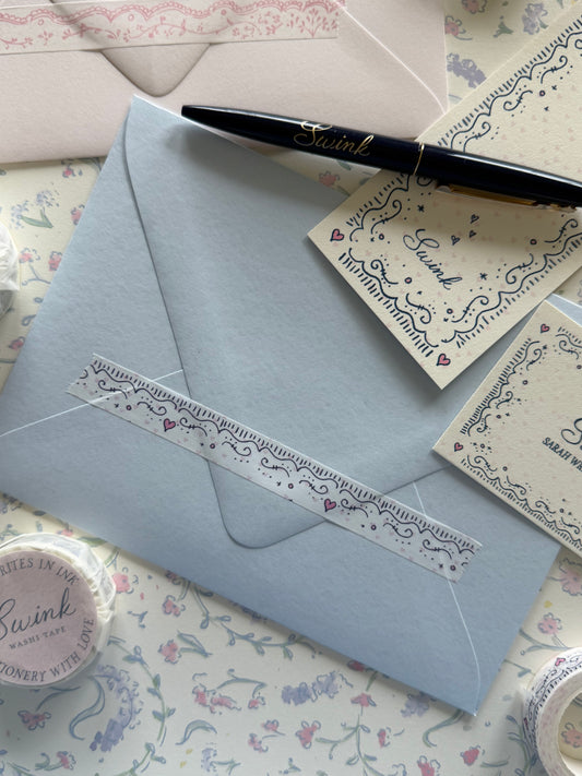 Vintage Hearts Washi Tape