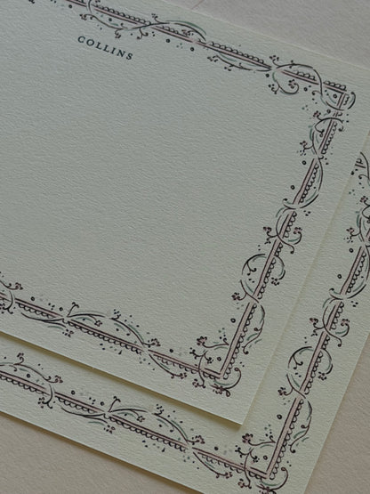 Clara Blush and Sage Stationery Set