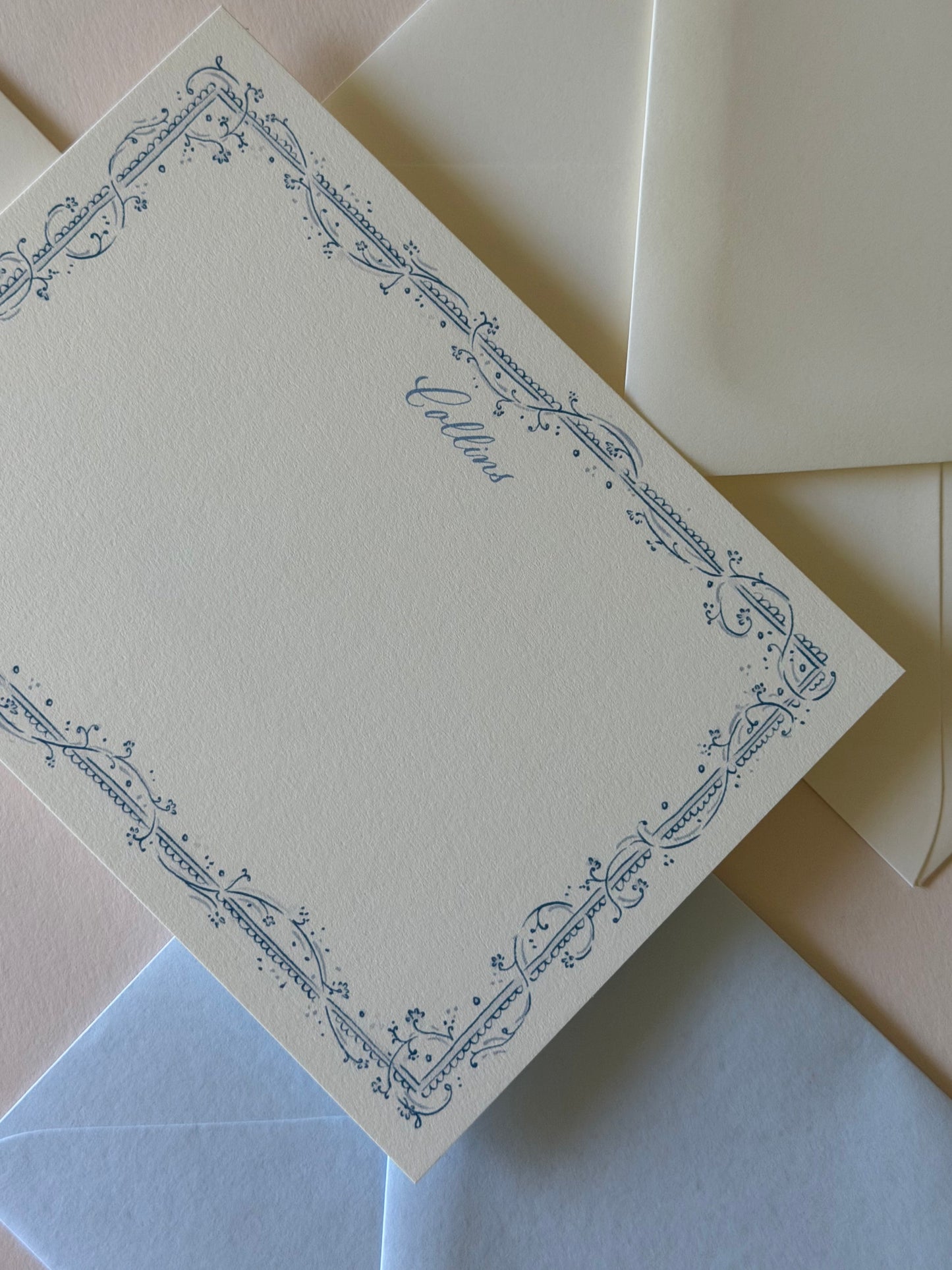 Clara Blue Stationery Set
