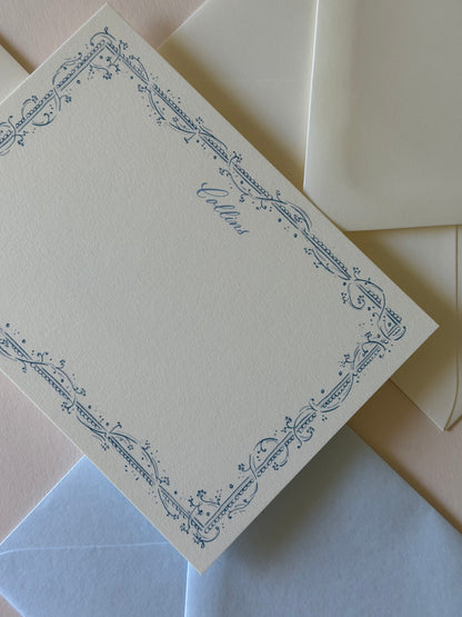 Clara Blue Stationery Set