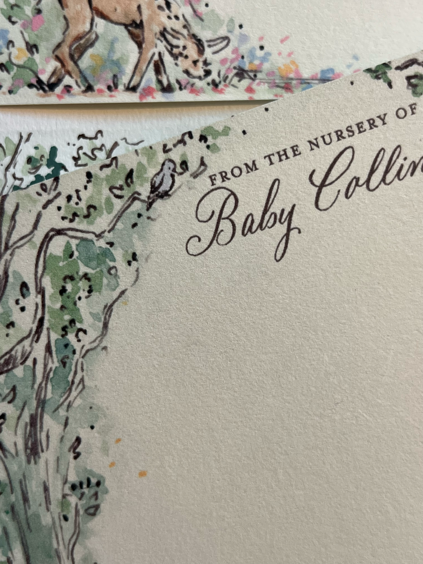 Forest Fawn Stationery Set
