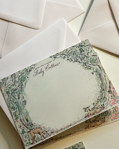 Forest Fawn Stationery Set