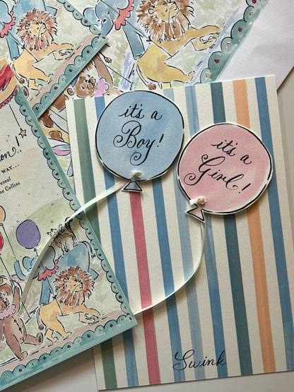 A Big Celebration Gender Reveal (Set of 5)