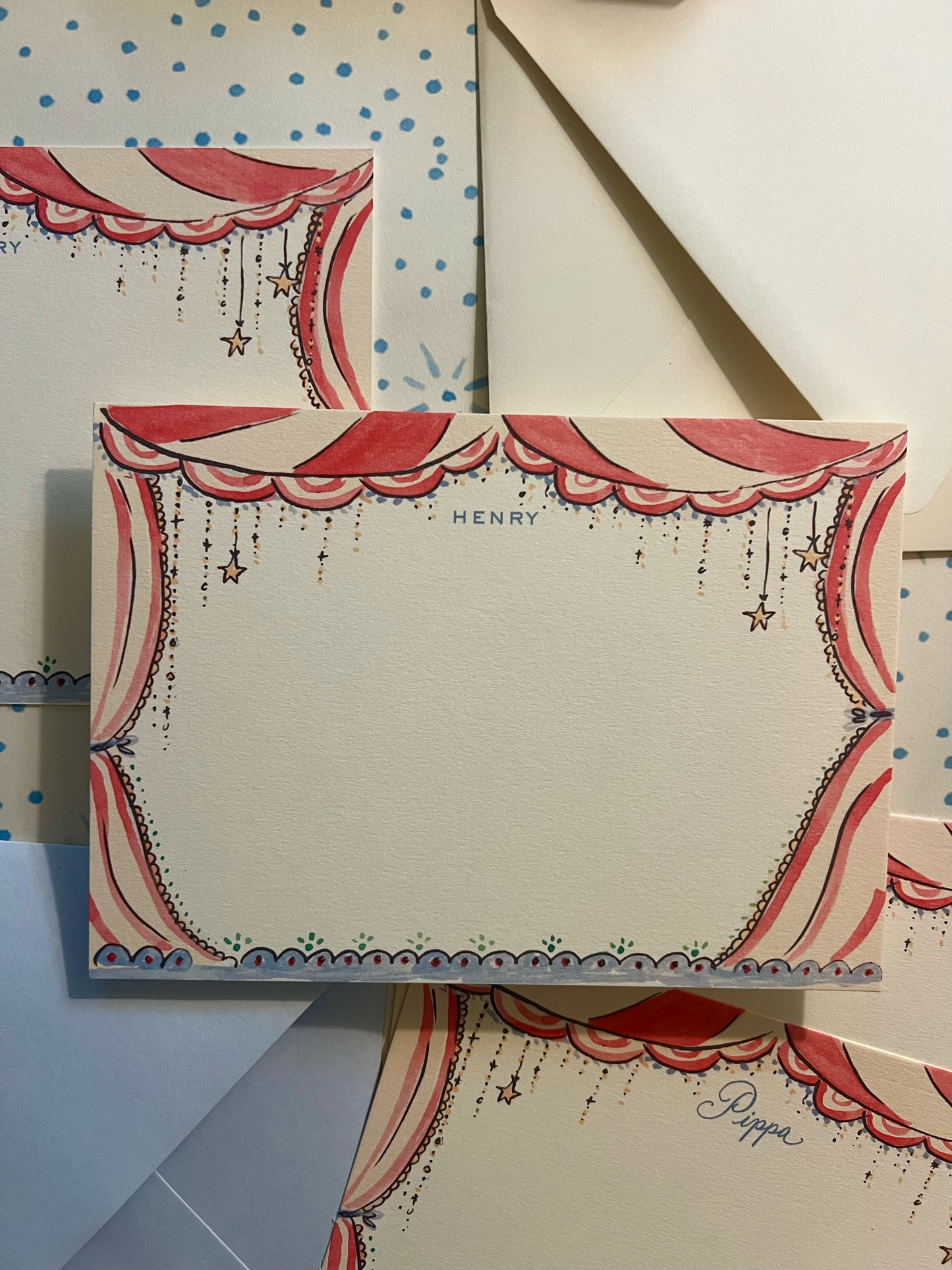 Circus Stationery Set