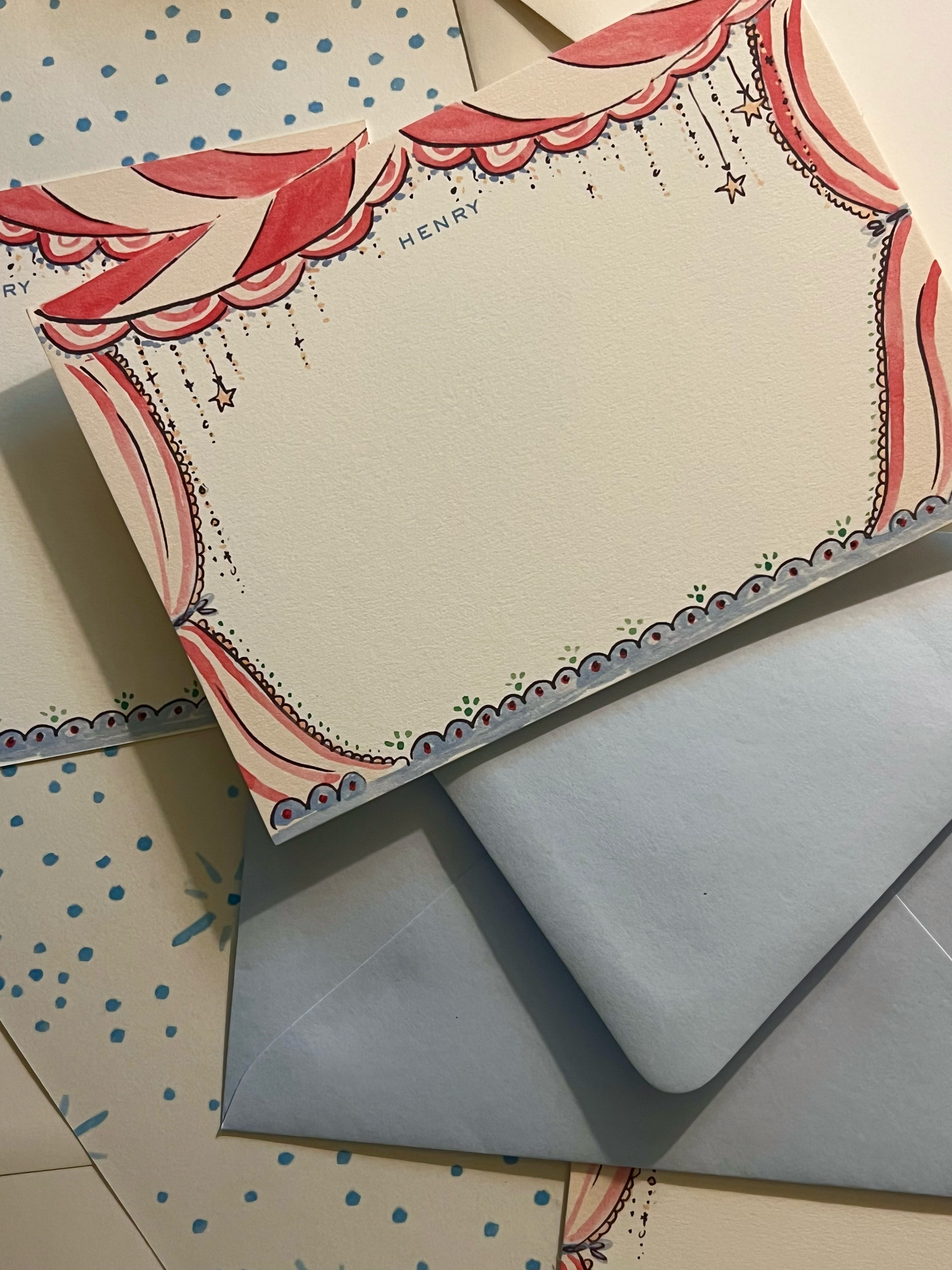 Circus Stationery Set