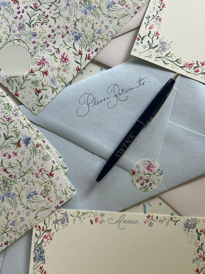 Envelope Sticker Seals - Annie's Garden