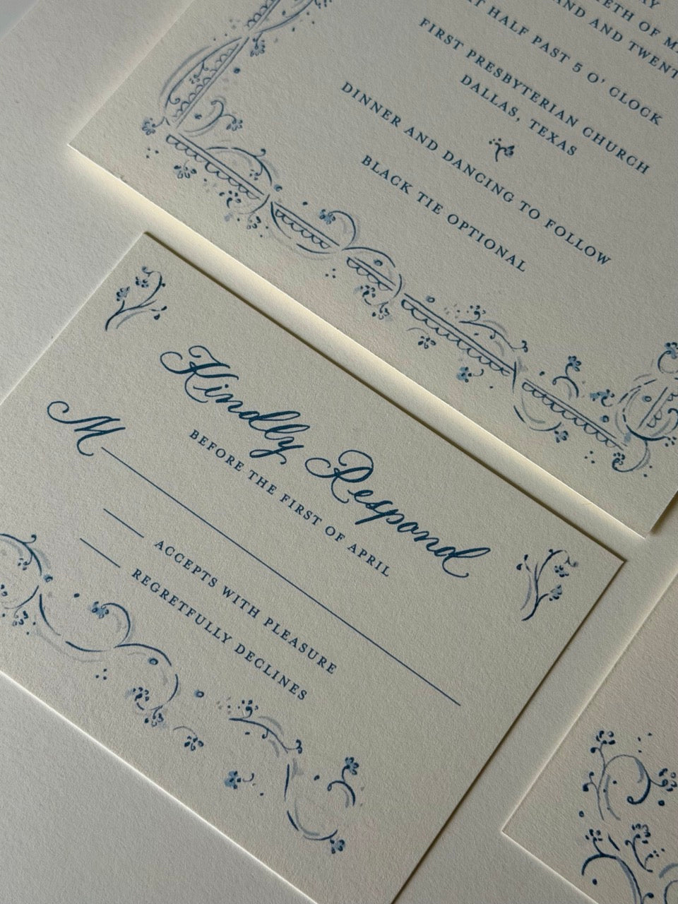 The Clara Wedding Suite in Blue