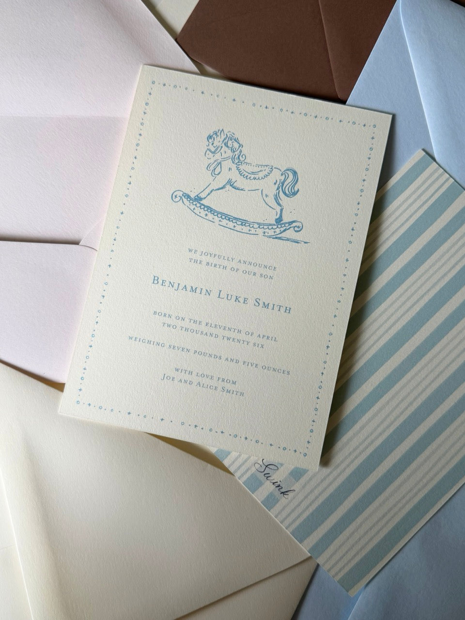 Rocking Horse Custom Card