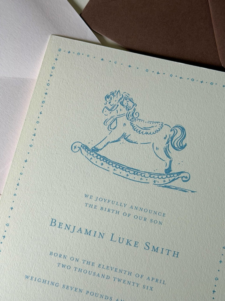 Rocking Horse Custom Card