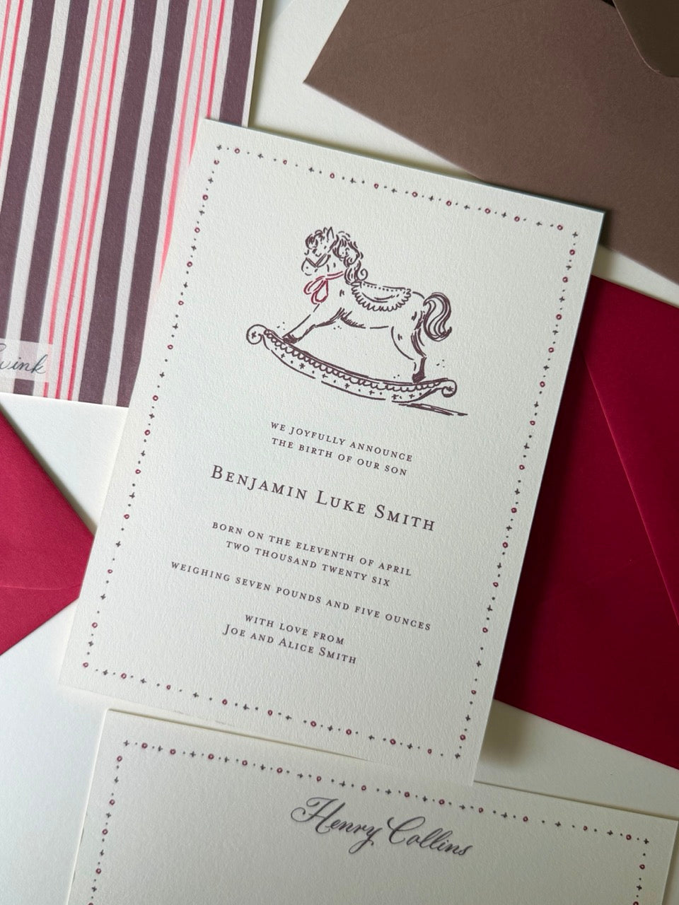 Rocking Horse Custom Card