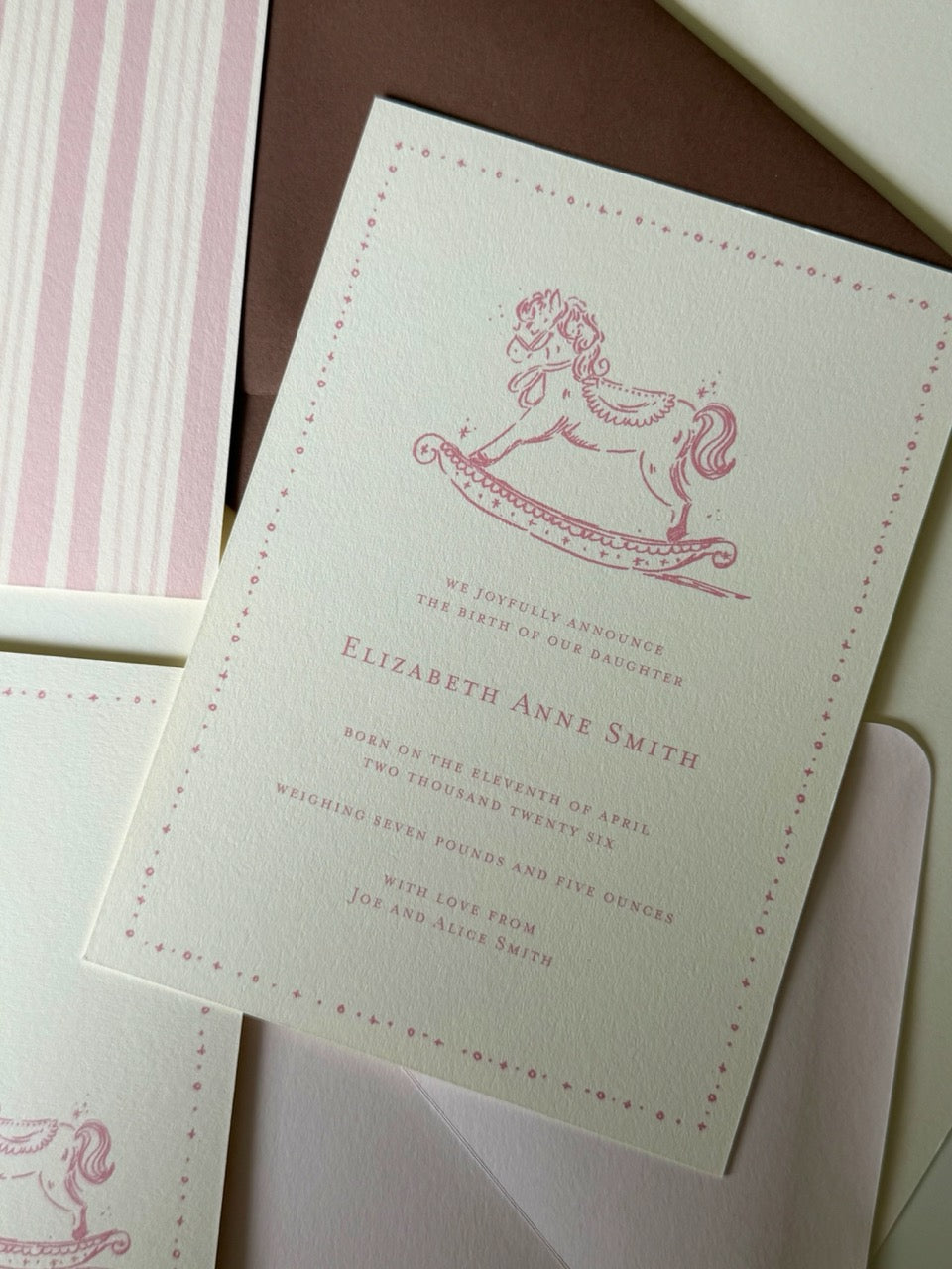 Rocking Horse Custom Card