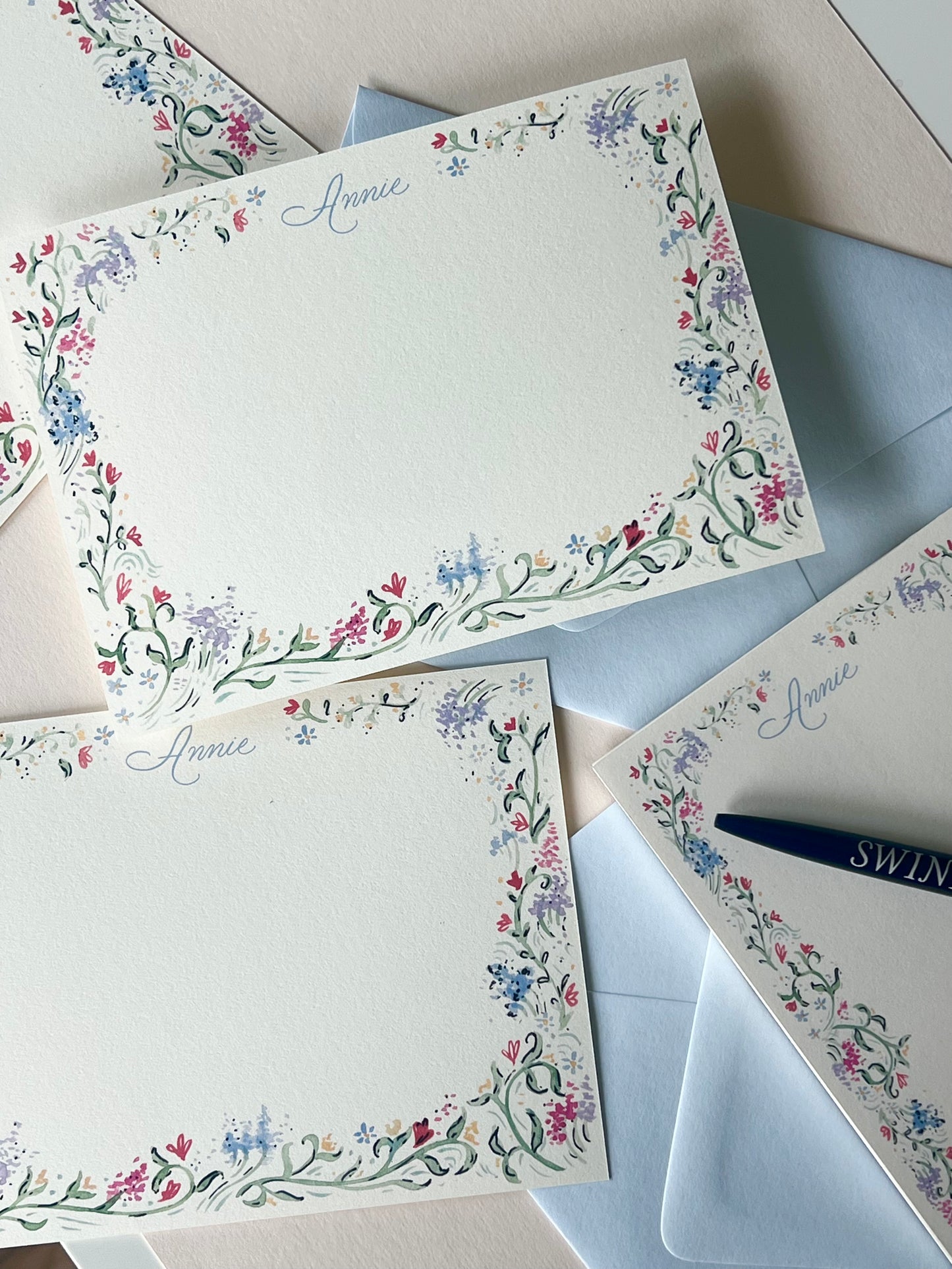 Annie's Garden Stationery Set