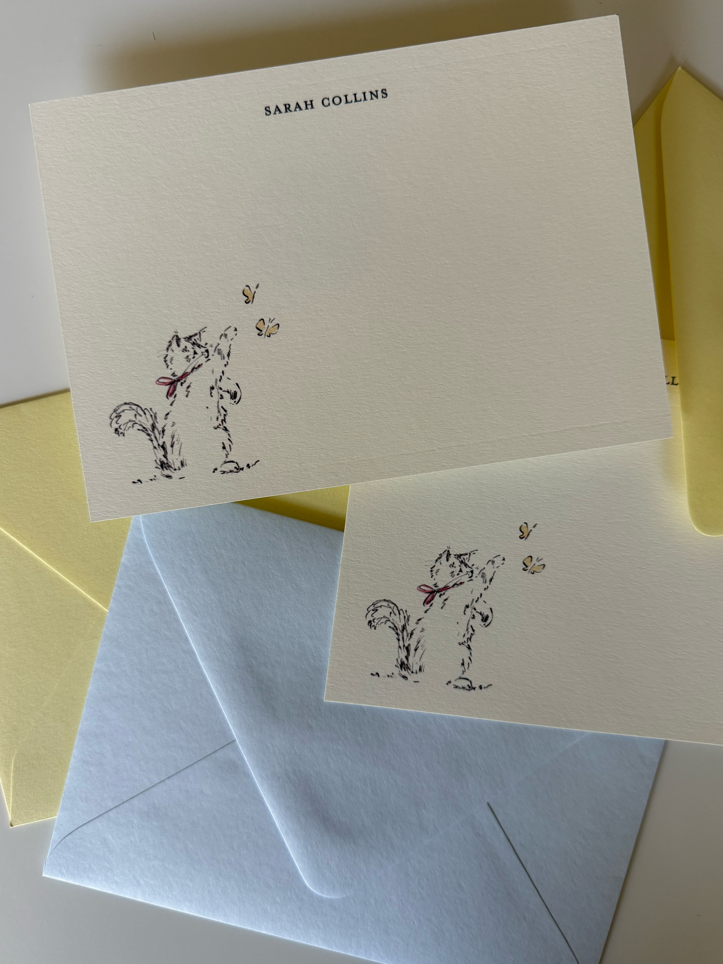 Kiko with Butterflies Stationery Set