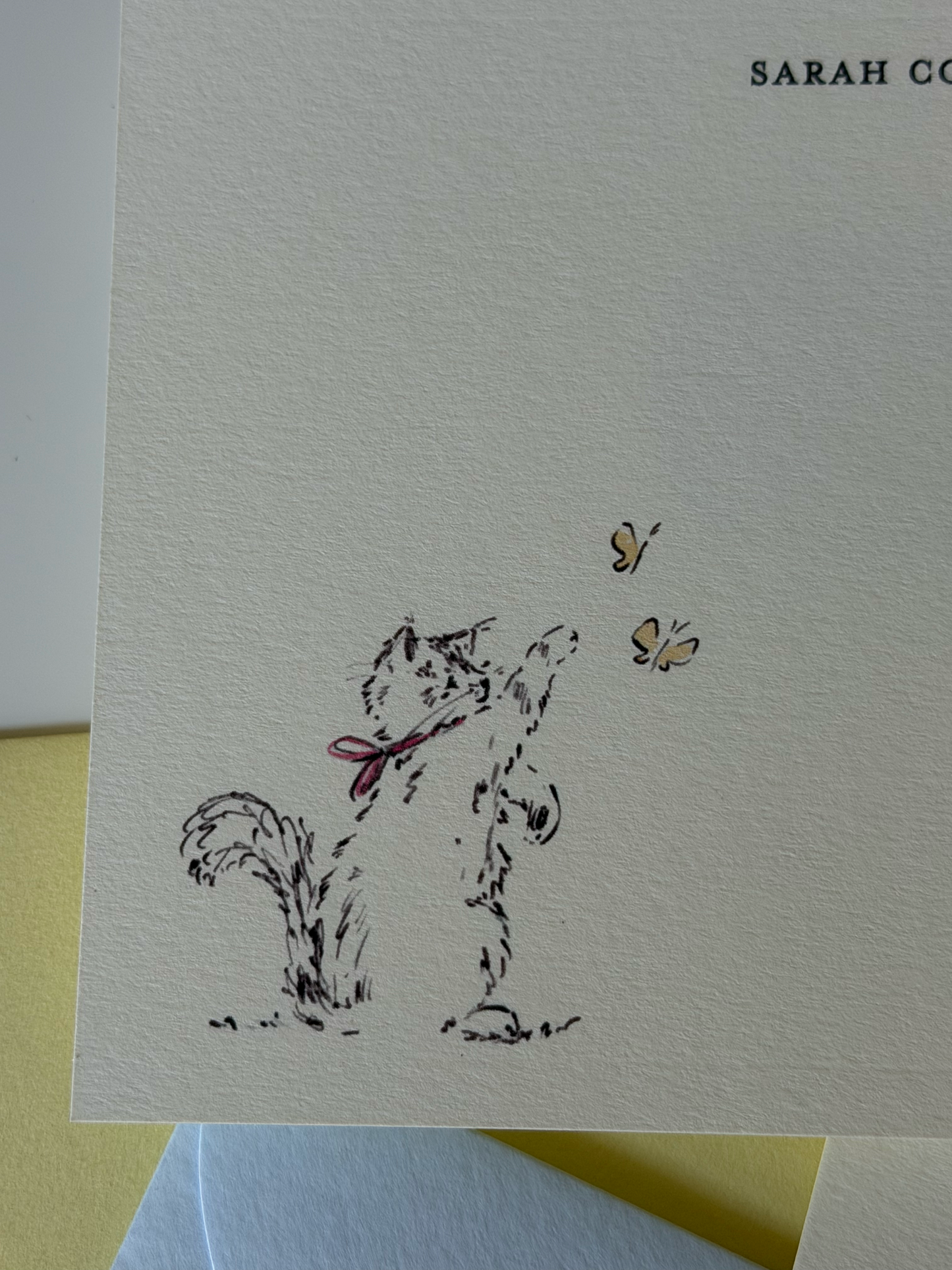 Kiko with Butterflies Stationery Set