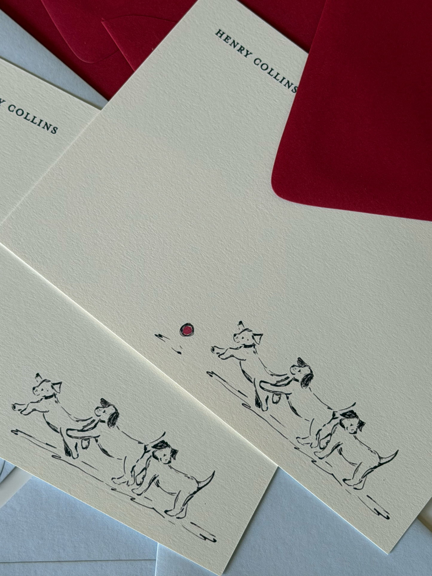 Playful Puppies Stationery Set