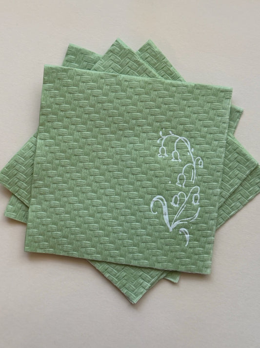 Lily of Valley - Spring Green Woven