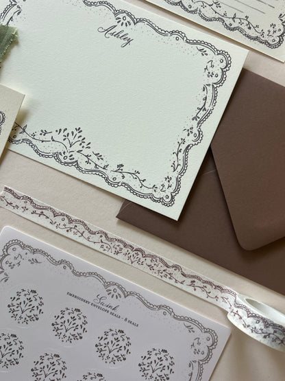 Embroidered Washi Tape