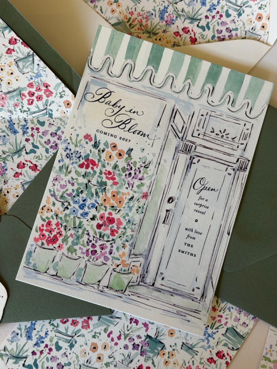 Flower Bodega Bouquet Gender Reveal (Set of 5)