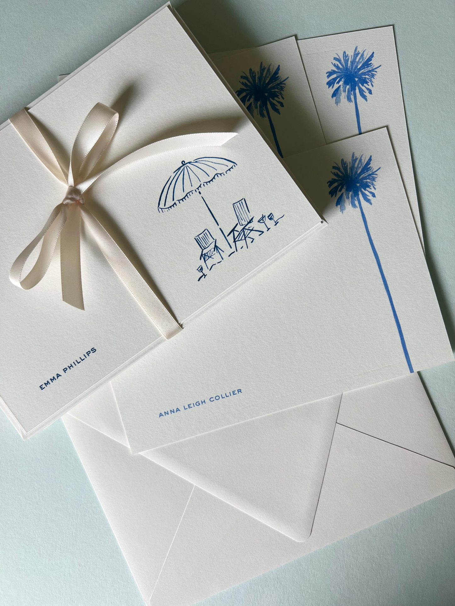 Palm Tree Stationery Set