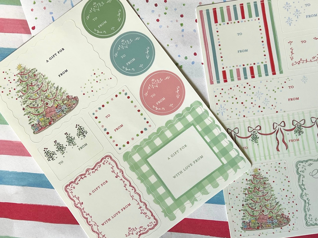 Holiday Gift Sticker Labels