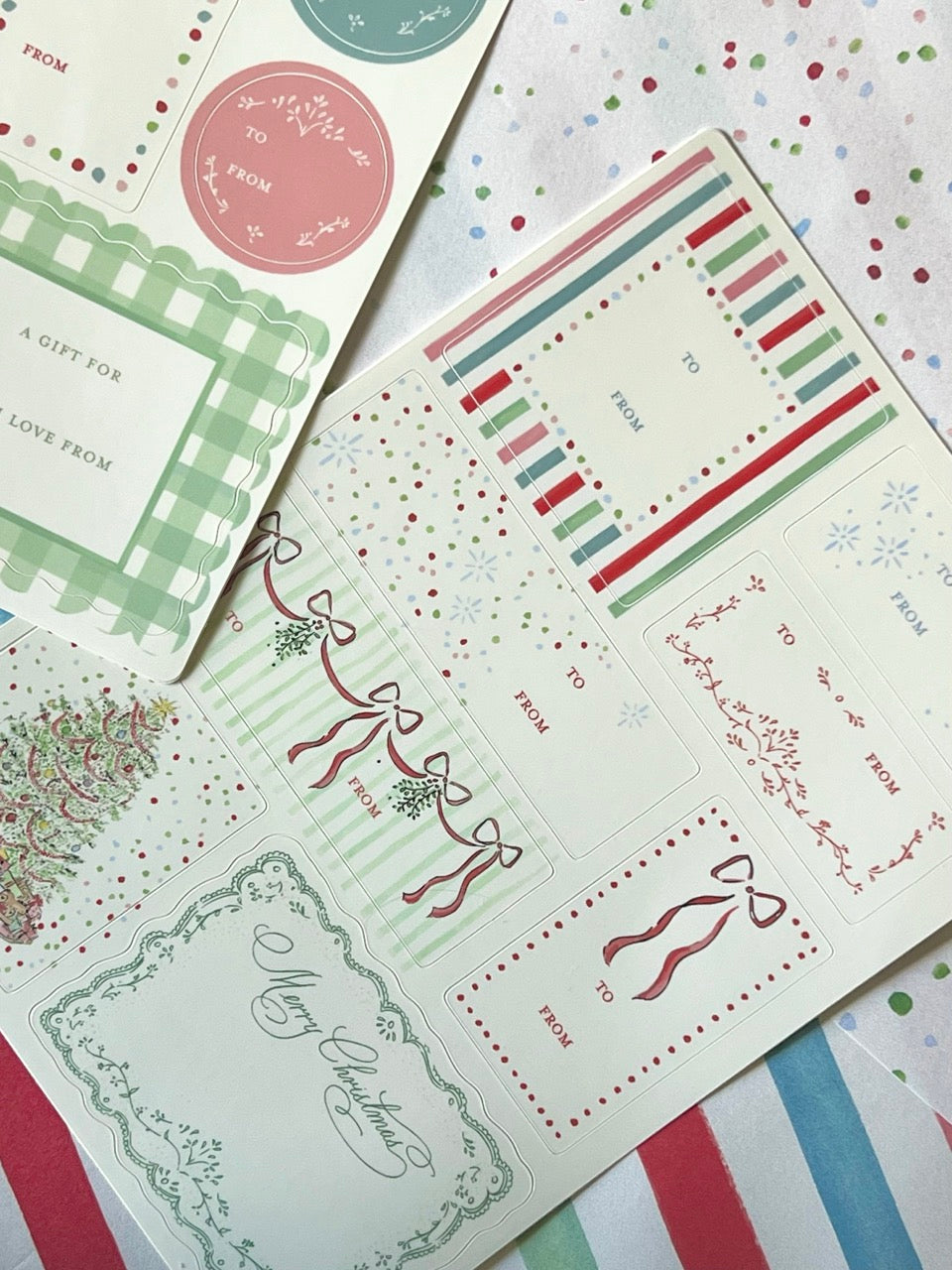 Holiday Gift Sticker Labels