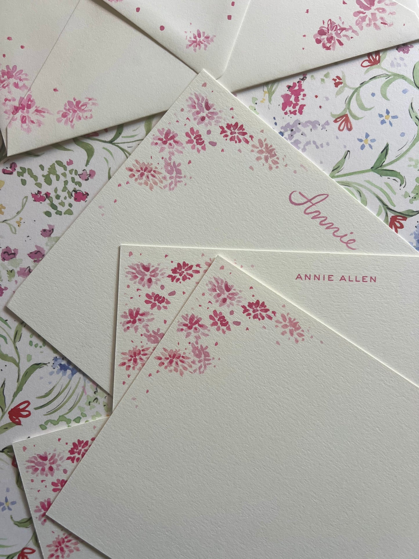 Dahlia Stationery Set