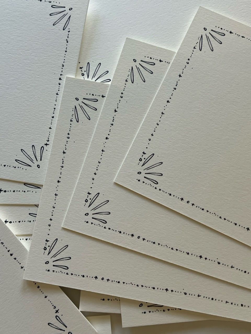 Vintage Deco Border Stationery Set