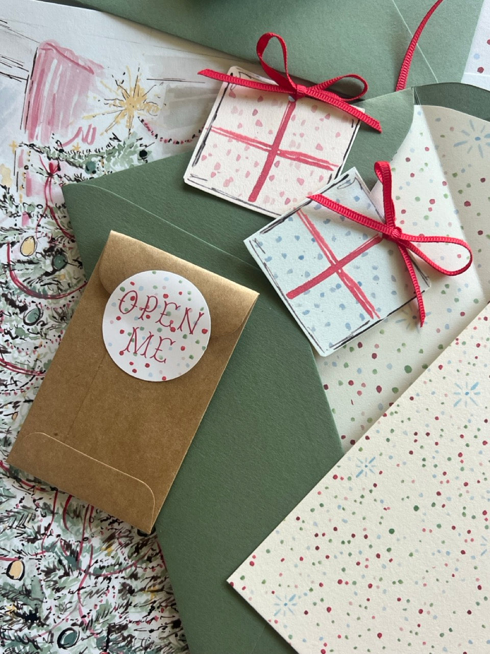 Holiday Gift Gender Reveal (Set of 5)