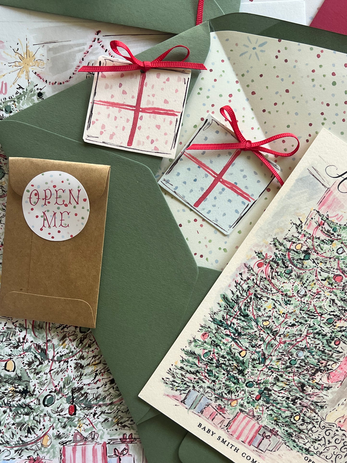 Holiday Gift Gender Reveal (Set of 5)