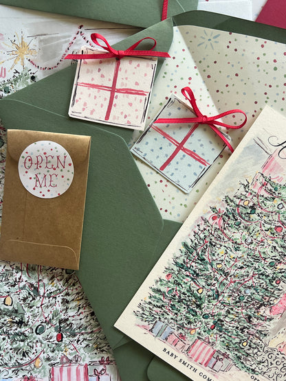 Holiday Gift Gender Reveal (Set of 5)