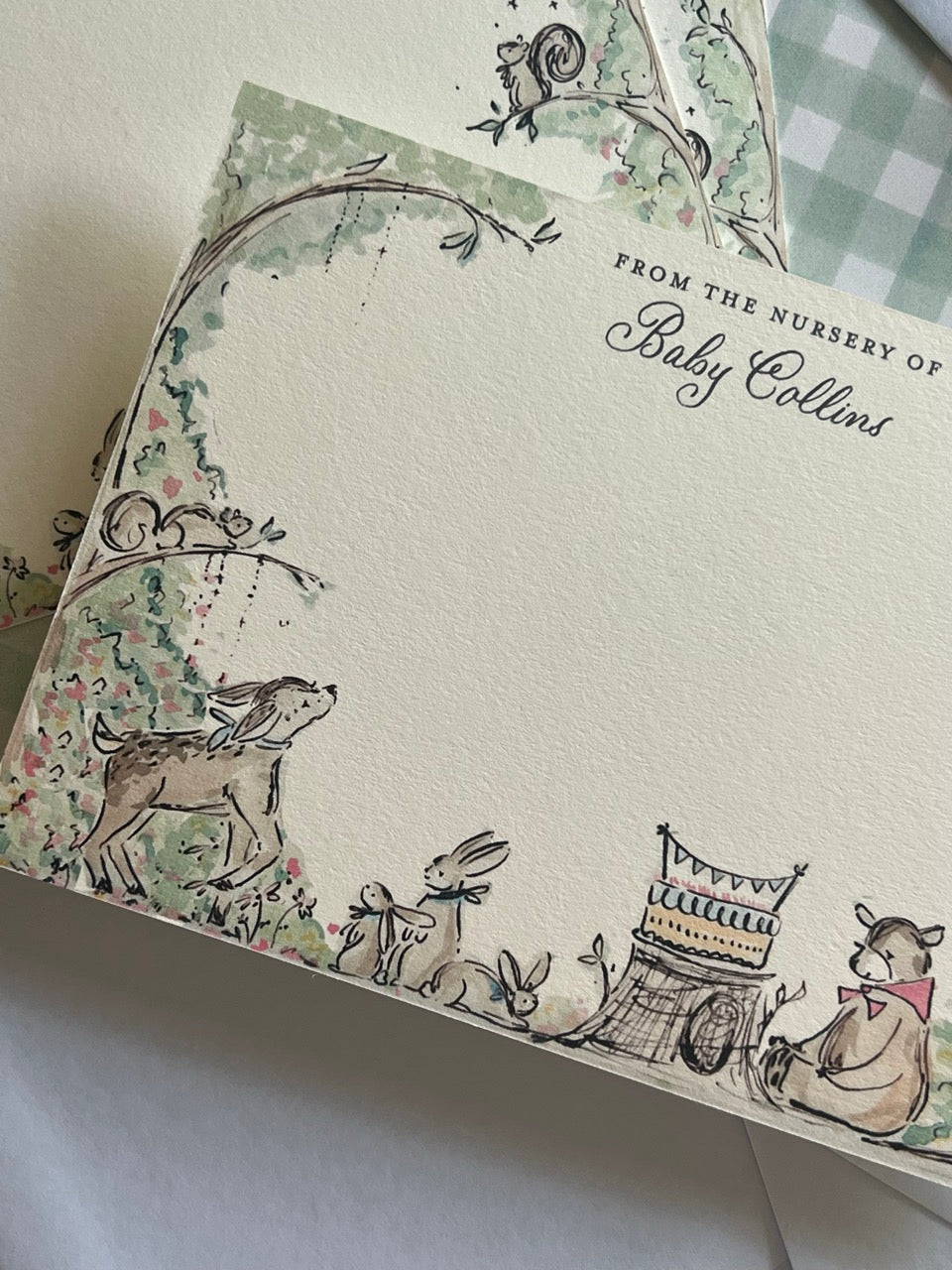 Woodland Friends Stationery Set