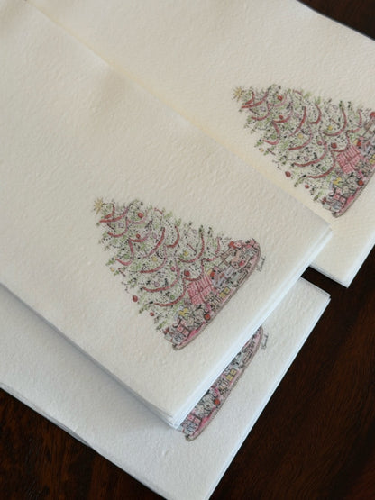 Vintage Tree Guest Paper Towels