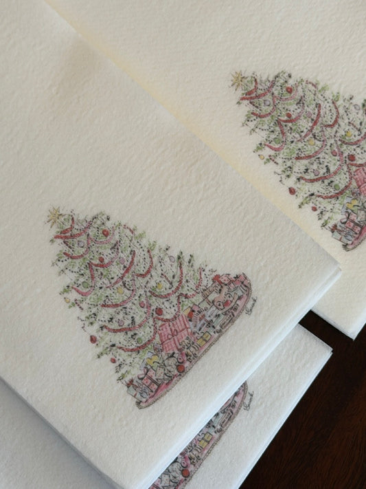 Vintage Tree Guest Paper Towels