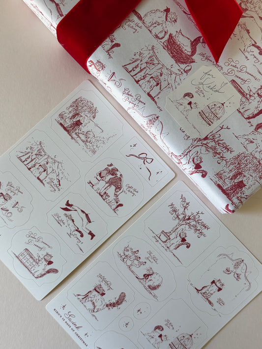 Kiko 12 Day Gift Stickers