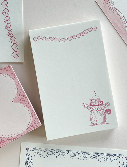 Kiko's Paper Hearts Notepad