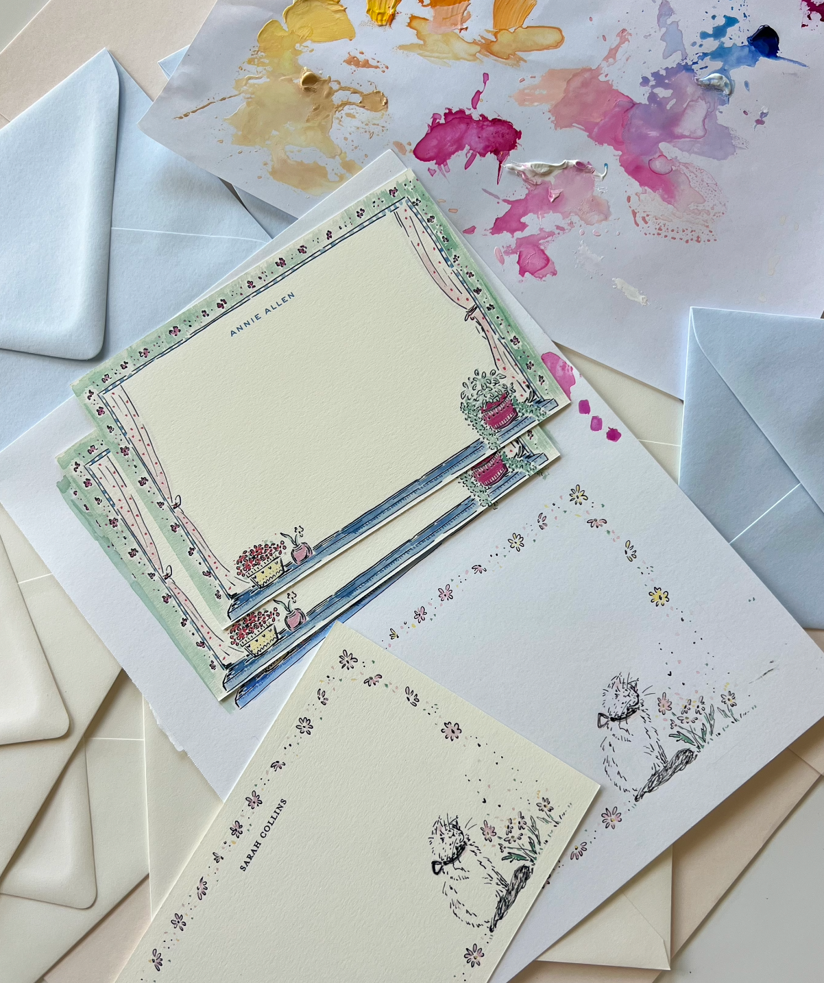 Cheery Windowsill Stationery Set