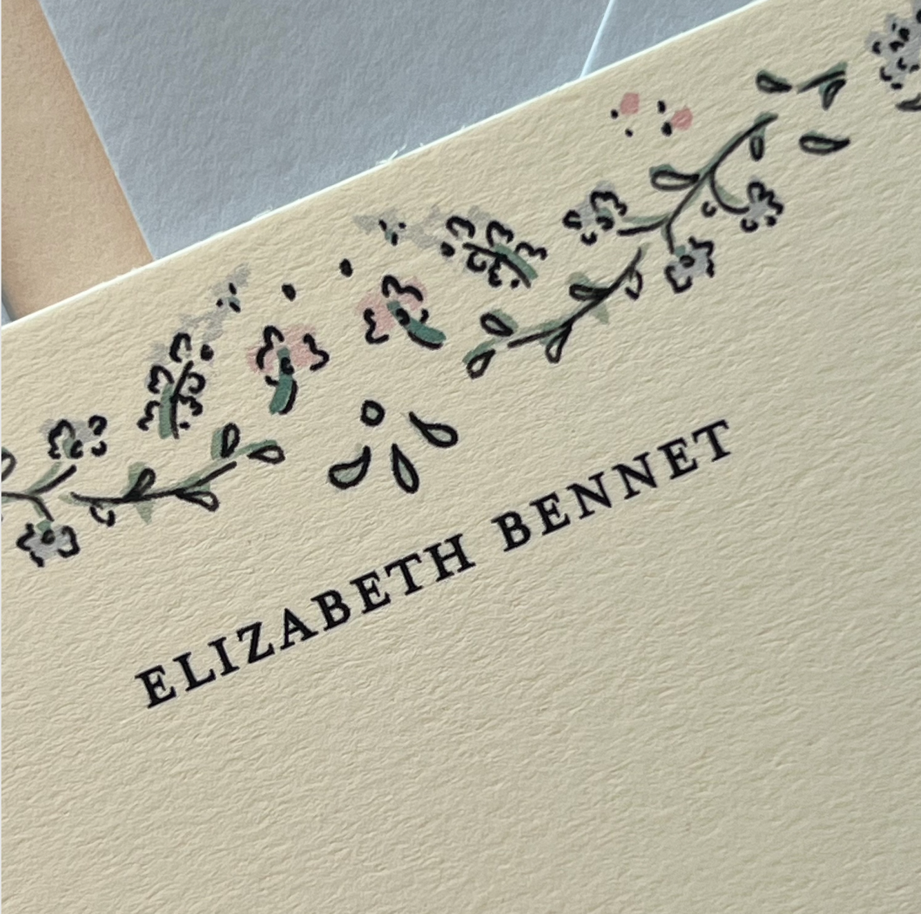 Elizabeth Border Stationery Set