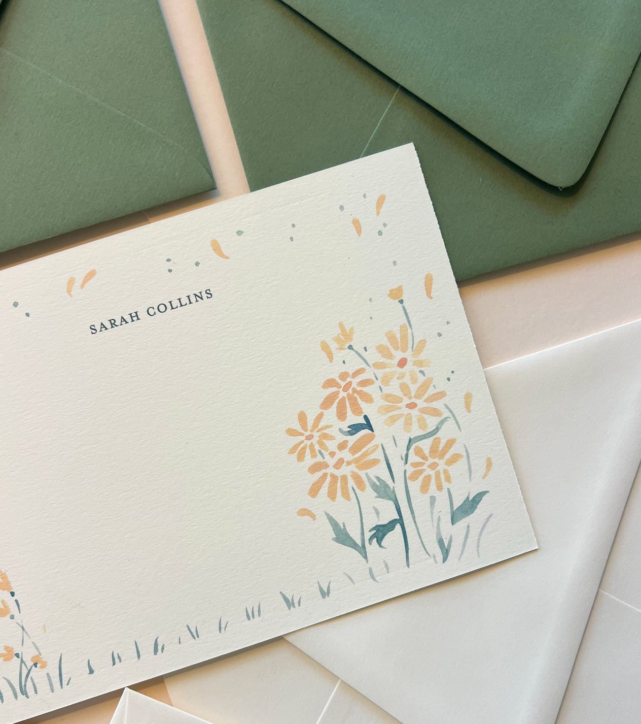 Daisy Stationery Set