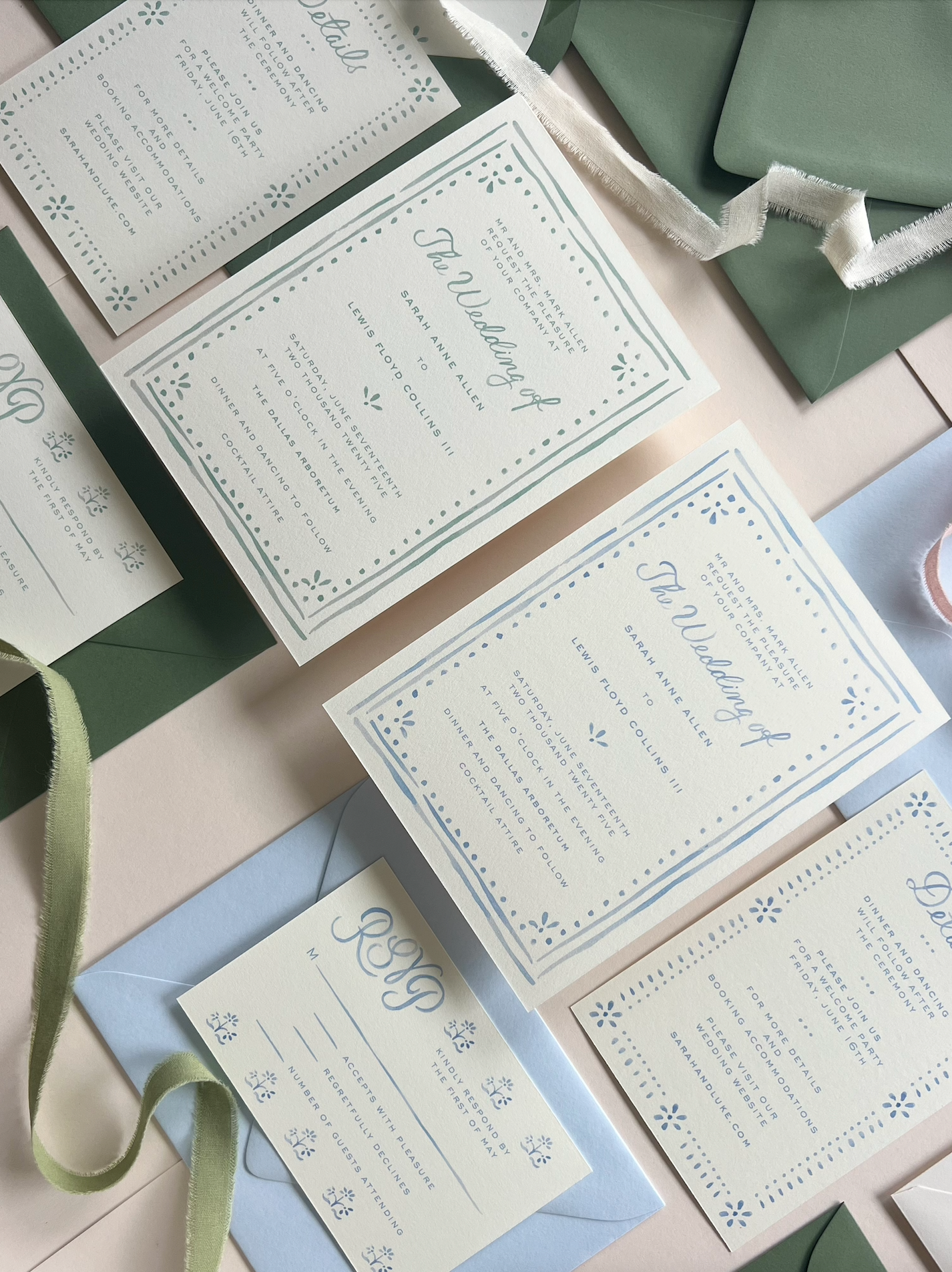 The Camilla Wedding Suite in Green