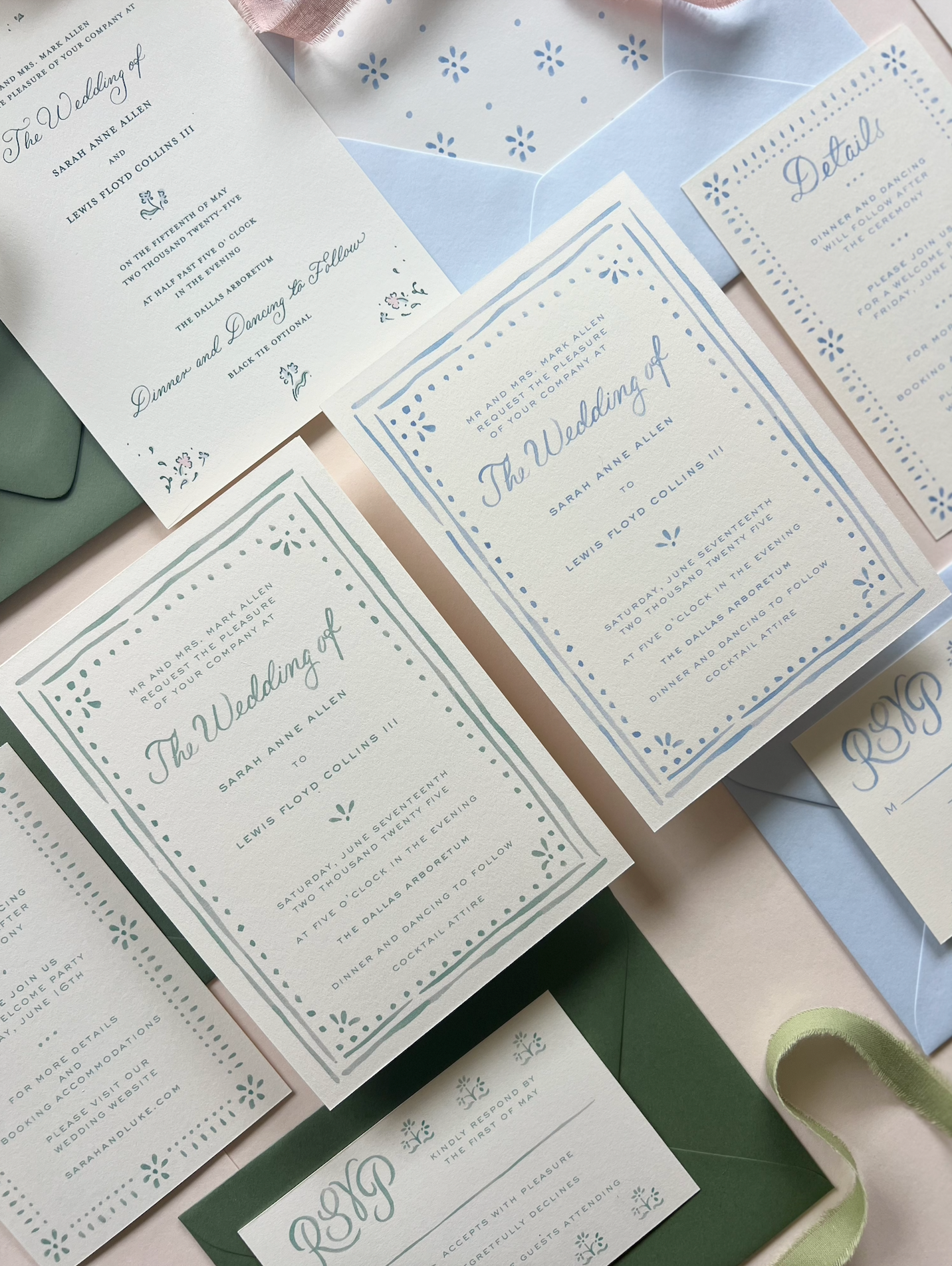 The Camilla Wedding Suite in Green