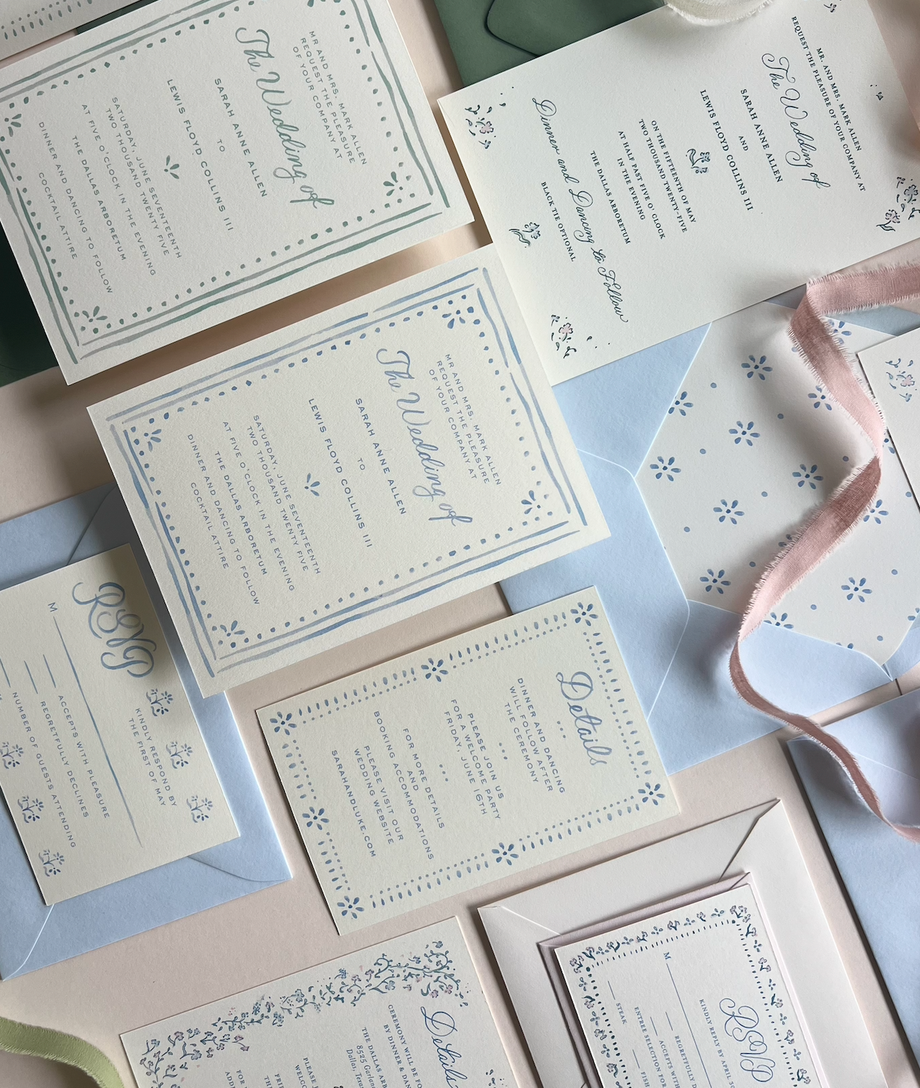 The Camilla Wedding Suite in Green