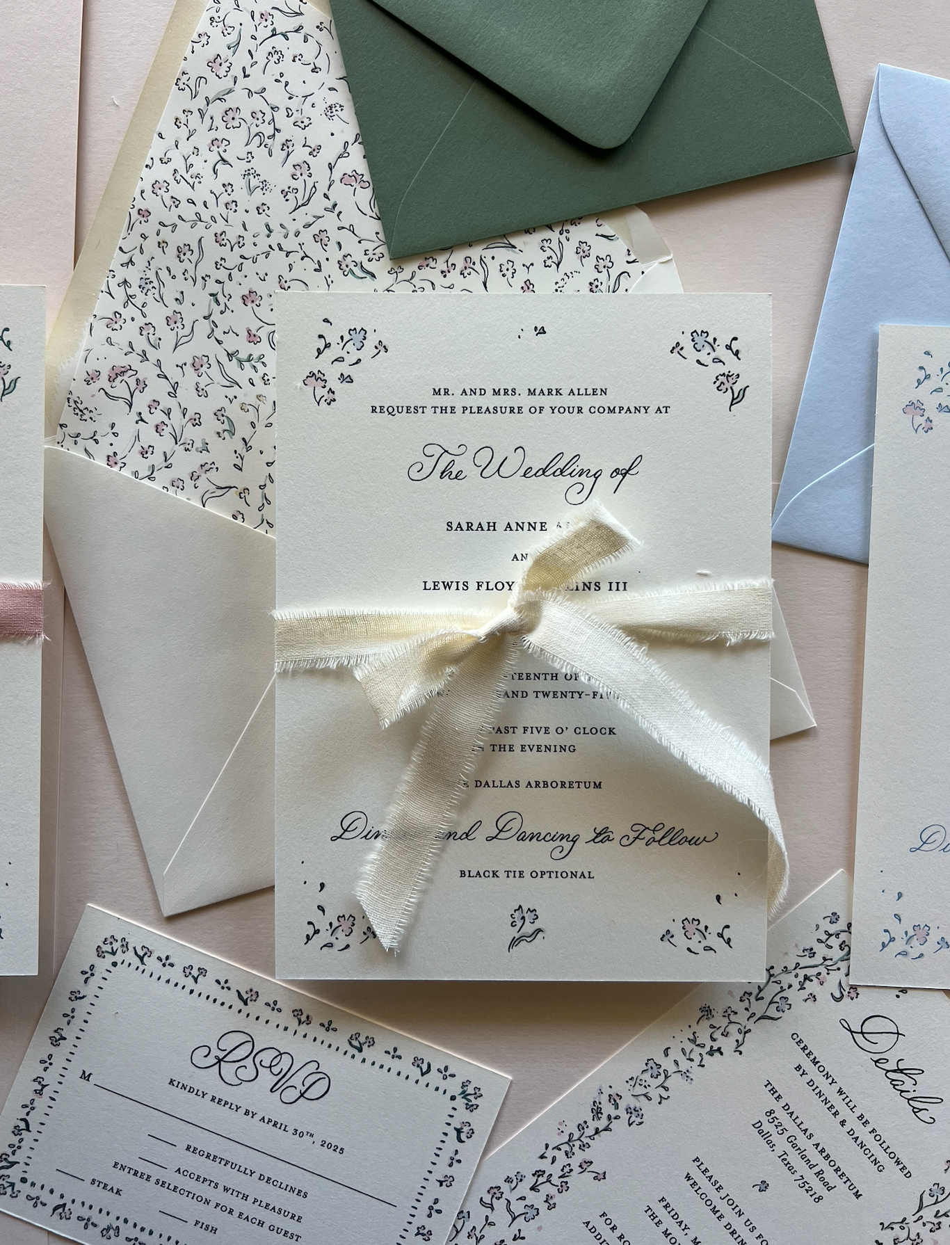 Wedding Reply Card Envelope