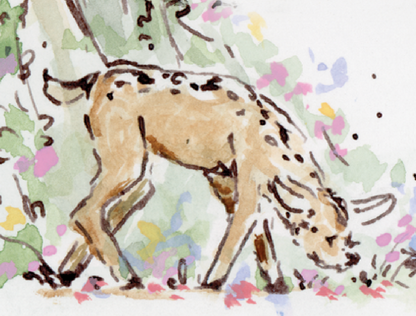 Forest Fawn Stationery Set