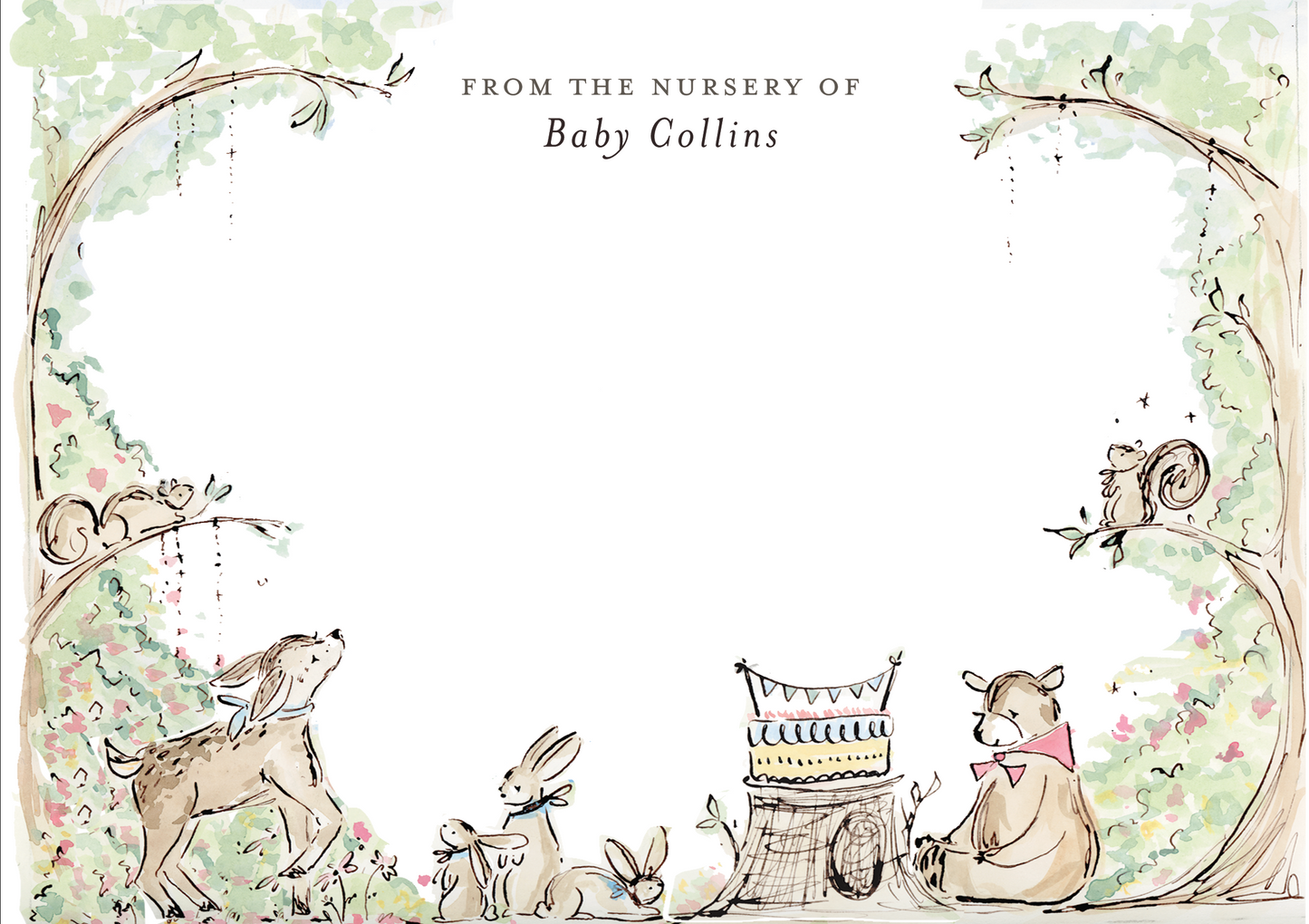 Woodland Friends Stationery Set